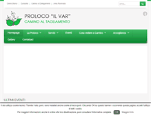 Tablet Screenshot of caminoaltagliamento.org